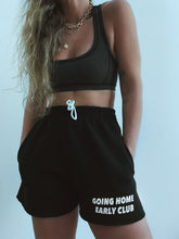 Load image into Gallery viewer, going home early club shorts